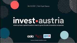 invest austria 2021 - where private capital investors meet to grow & scale innovative companies
