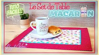 Easy #DIY Tutorial: My Tips for Sewing the #MACARON Fabric Placemat 