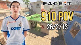 910 POV w/maaRaa, Techno4K, bLitz, Mzinho ( 26/2/13 ) CS2 FACEIT August 8th 2024