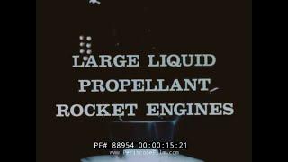 LARGE LIQUID PROPELLANT ROCKET ENGINES   1960s ROCKETDYNE PROMO FILM  SATURN V   F-1 ENGINE  88954