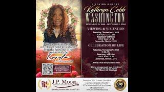 Celebration of Life for Ms. Kathryn Cobb Washington