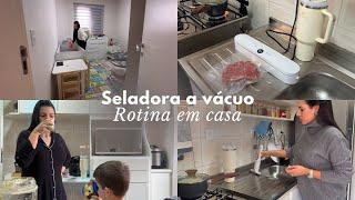 Vlog de Manutenção da Casa | Testando a Seladora a Vácuo