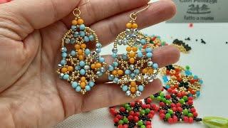 Diy video tutorial ,,DEUS,, #orecchini #pendant #earrings #rondelle