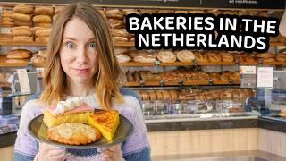 RANKING DUTCH BAKERY FOOD ON A TIER LIST  (americans try dutch food)