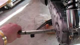 Burgman 650 - DIY - Rear Wheel Installation
