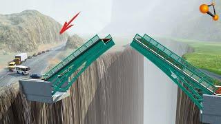 РАЗВОДНОЙ МОСТ СЛОМАЛСЯ, НО ЛЮДИ РЕШИЛИ РИСКНУТЬ | BeamNG.drive