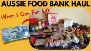 What's In My $10 Food Pantry Haul?! Weekly Food Bank Haul In Queensland Australia (July 2024)