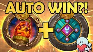 AUTO WIN on TURN 6?! | Hearthstone Battlegrounds