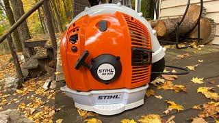 STIHL BR600  Backpack Leaf Blower.  (Watch our cabin tour videos!) please subscribe!