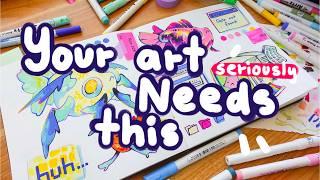 drawing silly things || this changed my view about art