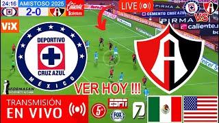 Cruz Azul vs. Atlas En Vivo, Donde ver, A Que Hora Juega CRUZ AZUL VS ATLAS PARTIDO AMISTOSO EN USA