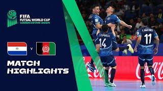 HIGHLIGHTS: Paraguay v Afghanistan | FIFA Futsal World Cup Uzbekistan 2024