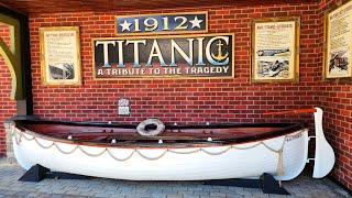 TITANIC MUSEUM Before FLOOD! Artifacts, Clothing & Pieces of the SHIP! VOLO Museum