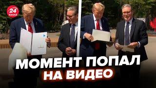 Трамп ОПОЗОРИЛСЯ перед камерами! Стармер НЕ СДЕРЖАЛ СМЕХ. Гляньте, что СЛУЧИЛОСЬ