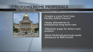 Iowa Senate Democrats unveil legislation dealing with nursing homes