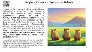 Capybara: Discover the Wonders of Nature #CuteBabyAnimals #AdorableAnimalFacts#水豚：发现大自然的奇迹 #可爱的幼动物 #