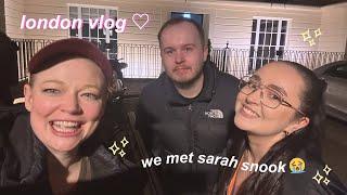 I met sarah snook and brian cox from succession  | london vlog