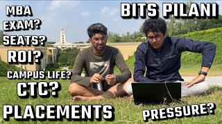 MBA in BITS PILANI full review(Placements, average CTC, ROI, Campus life) #bits #engineering #life