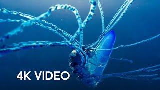 The Deadly Portuguese Man O' War | 4KUHD |  Blue Planet II | BBC Earth