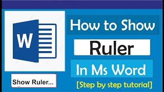 How to Show Ruler in Word 2021