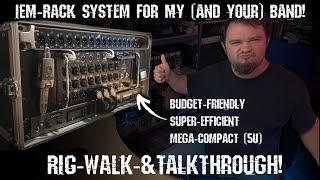 The most compact IEM Rig for your band in 2024! (Only 5U!) || IEM RACK Walkthrough