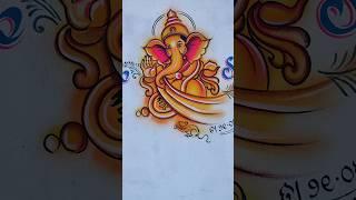 new marriage painting art #marriage #wedding #ganesh #painting #wedding art wall painting