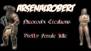 Skyrim Mods - Nicoroshi Creations & Pretty Female Idle