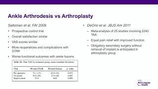 Ankle Arthritis - ABOS Orthopedic Surgery Board Exam Review