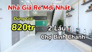 Nhà giá rẻ mới nhấtĐúng giá 820tr, chợ Bình Chánh | Nhà Giá Rẻ Bình Chánh