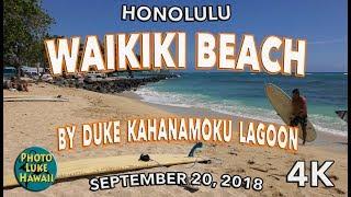 Waikiki Beach by Duke Kahanamoku Lagoon 9/20/2018