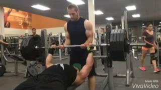 David Isenberg, 415 x 5 Raw Bench Press at 181 BW