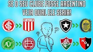 QUAL CLUBE DA ARGENTINA COMBINA COM O SEU?