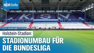 Holstein Kiel vor historischem Heimspiel: Störche fiebern Duell im umgebauten Stadion entgegen | NDR