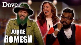 Judge Romesh Vs A Sword Swallower | Judge Romesh