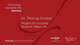 Dr. Thomas Kremer: Interview