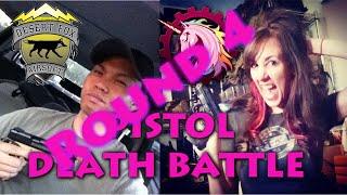 Round 4: Jet DesertFox vs. Unicorn Leah PISTOL DEATH BATTLE