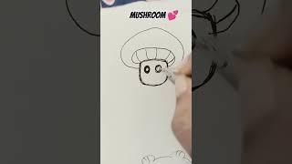 cute mushroom #beautiful #creativeartemoji #creative corner