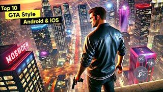 Top 10 Games like Gta 5 for Android 2024 | Top 10 New Open World Games For Android & iOS 2024