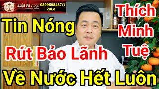 Trực Tiếp Đoàn Ông Thích Minh Tuệ Đến Ấn Độ Thì Đoàn Văn Báu Rút Bảo Lãnh Sẽ Ra Sao? Luật Sư Vlogs