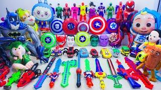 Marvel's Spider-Man series Unboxing, Spider-Man action dolls, glowing Spider-Man electric toy gun