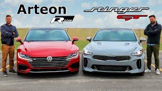 2020 Kia Stinger GT vs Volkswagen Arteon R-Line // $50,000 Face Off