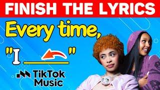 FINISH THE LYRICS - TikTok Songs Challenge 2023 Music Quiz | QuickQs