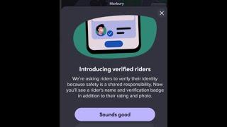 Lyft Rider Verification. Simply copying Uber when they had a chance to do better.