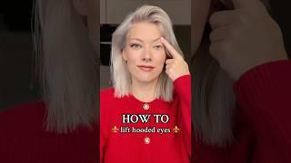 How to lift up your hooded eyes. Easy and simple tricks for droopy eyes with brown eyeliners