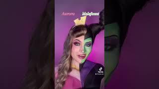 Princess VS villain MAKEUP