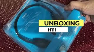 Unboxing Logitech H-111 Stereo Headset #logitech#h111#forstudyandoffice#earphones#headset #budget