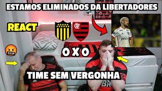 REACT PEÑAROL 0 X 0 FLAMENGO MELHORES MOMENTOS - ESTAMOS ELIMINADOS DA LIBERTADORES!