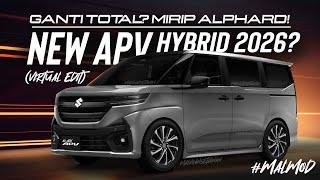 APV GANTI TOTAL MIRIP ALPHARD, HYBRID?! | SUZUKI APV 2026! | Virtual Modification #MALMOD #suzukiapv