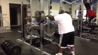 Robert Wilkerson Repping 450 Overhead Press