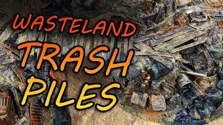 Junkyard / Wasteland Trash Piles - POST APOCALYPTIC Terrain Tutorial [EP 1]
